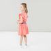 Barbie Printed Mock Layer Dress with Ruffle Detail and Tie Ups-Dresses%2C Gowns and Frocks-thumbnail-2
