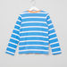Juniors Striped T-shirt with Printed Jog Pants-Nightwear-thumbnail-3