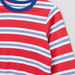 Juniors Striped T-shirt with Jog Pants-Clothes Sets-thumbnail-2