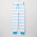 Juniors Striped Cotton 2-Piece T-shirt and Pyjama Set-Nightwear-thumbnail-2