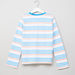 Juniors Striped Cotton 2-Piece T-shirt and Pyjama Set-Nightwear-thumbnail-3