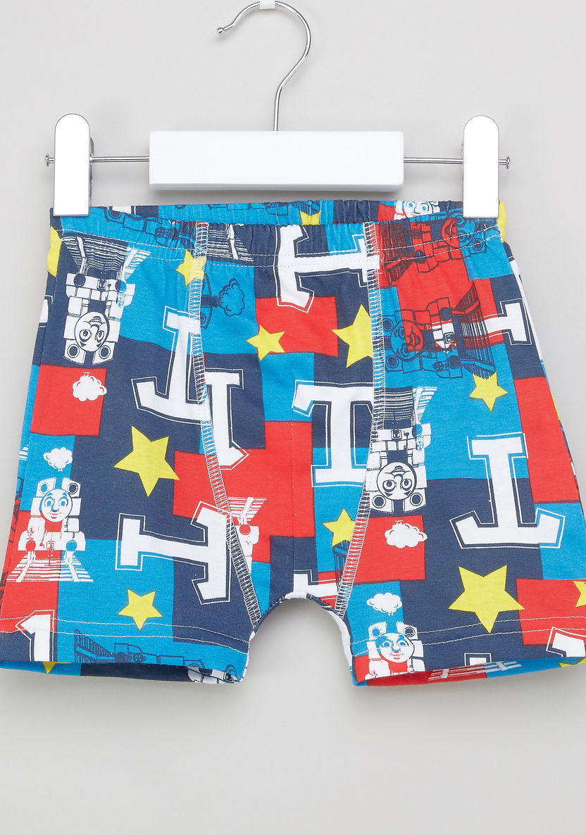 Thomas and Friends Printed Boxers - Set of 3-Boxers and Briefs-image-1