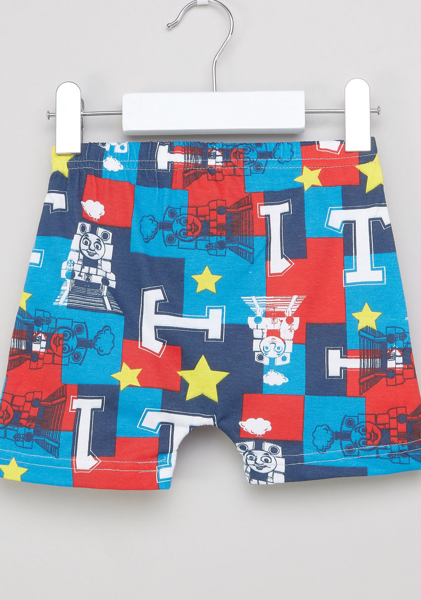 Thomas and Friends Printed Boxers - Set of 3-Boxers and Briefs-image-3