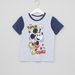 Mickey Mouse Printed T-shirt with Jog Pants-Nightwear-thumbnail-1