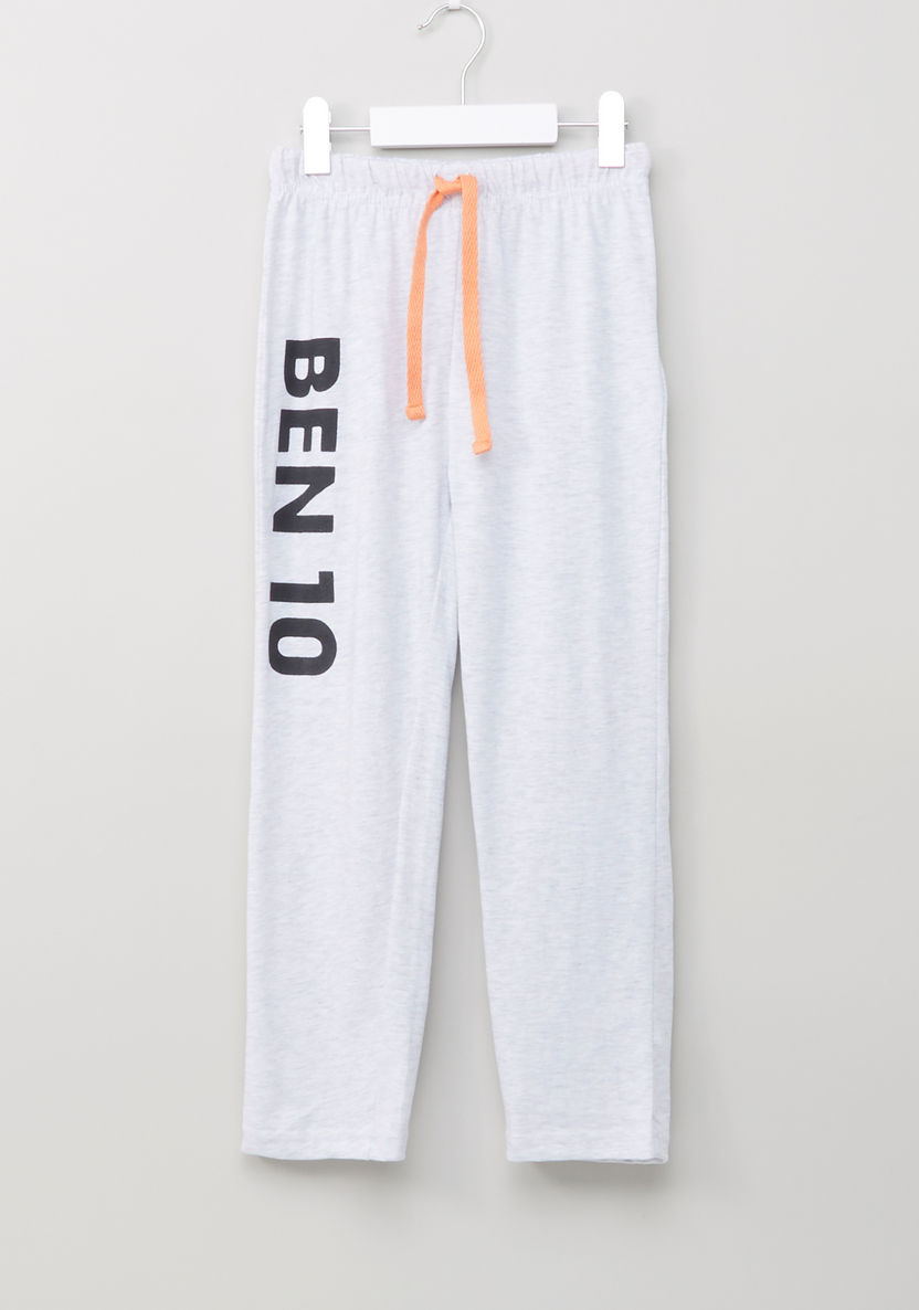 Ben10 Printed T-shirt and Pyjama Set-Nightwear-image-4