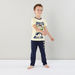 Ben 10 Printed Round Neck T-shirt and Pyjama Set-Nightwear-thumbnail-0