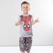 Spider-Man Printed T-shirt and Bermuda Shorts Set-Nightwear-thumbnail-1