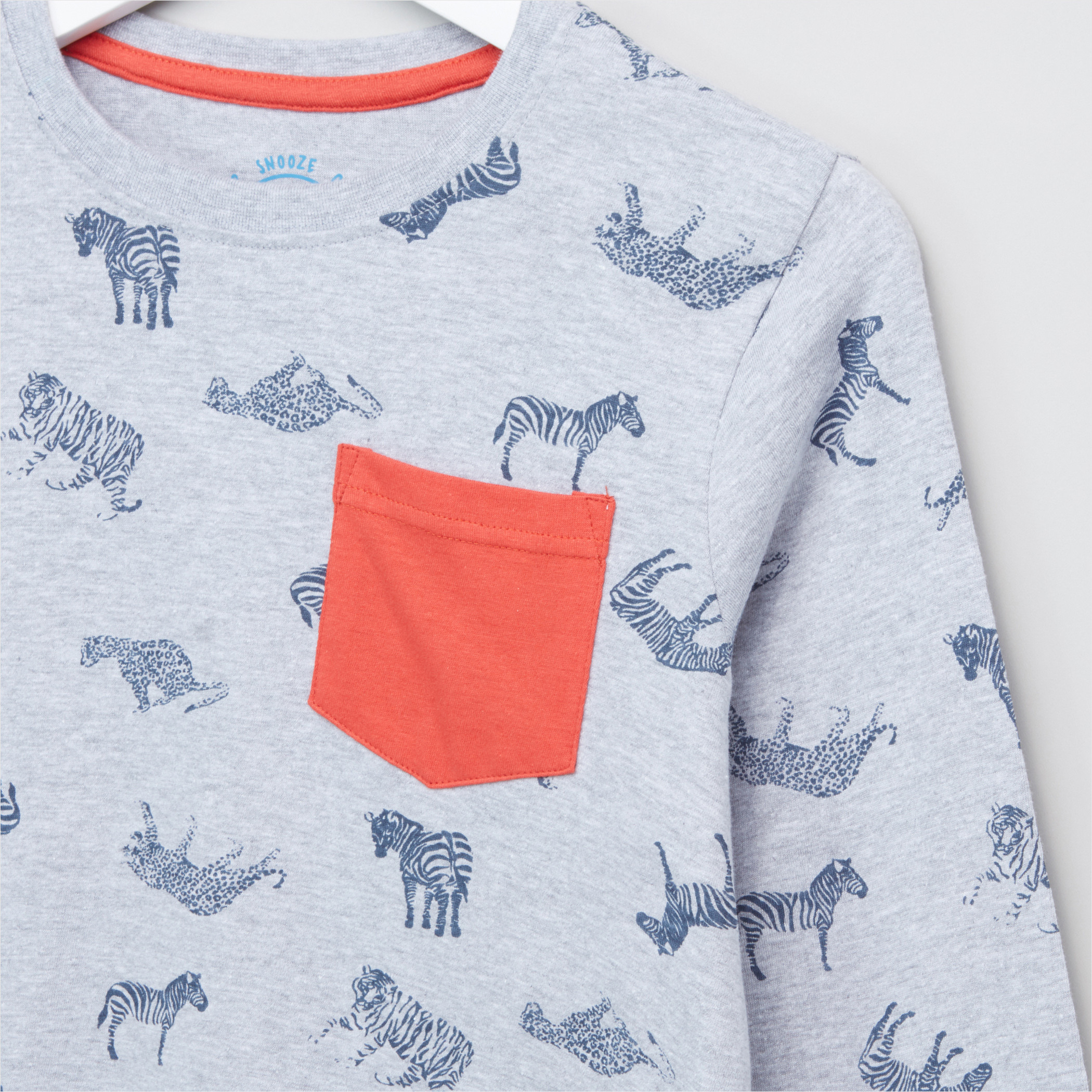 Juniors Long Sleeves T-Shirt and Full Length Pyjamas - Set of 2-boys-clothing-nightwear-image-3