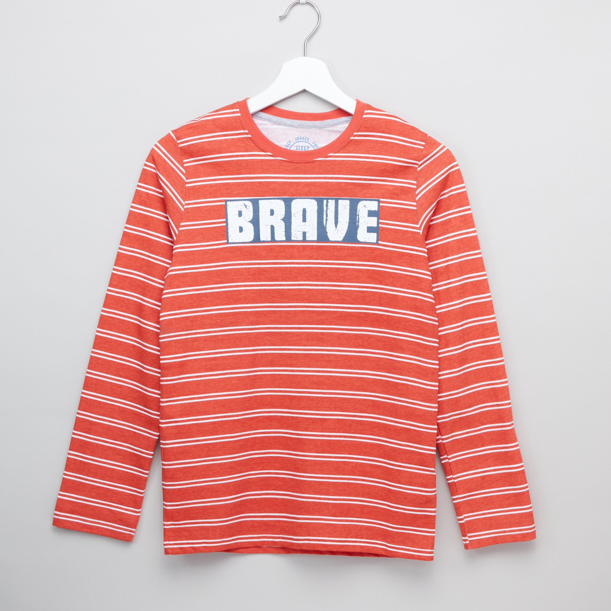 Juniors Long Sleeves T-Shirt and Full Length Pyjamas - Set of 2-boys-clothing-nightwear-image-6