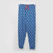 Juniors Star Print Round Neck T-shirt and Pyjama Set-Pyjama Sets-thumbnail-3