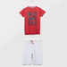 Juniors Printed T-shirt and Bermuda Shorts-Clothes Sets-thumbnail-0