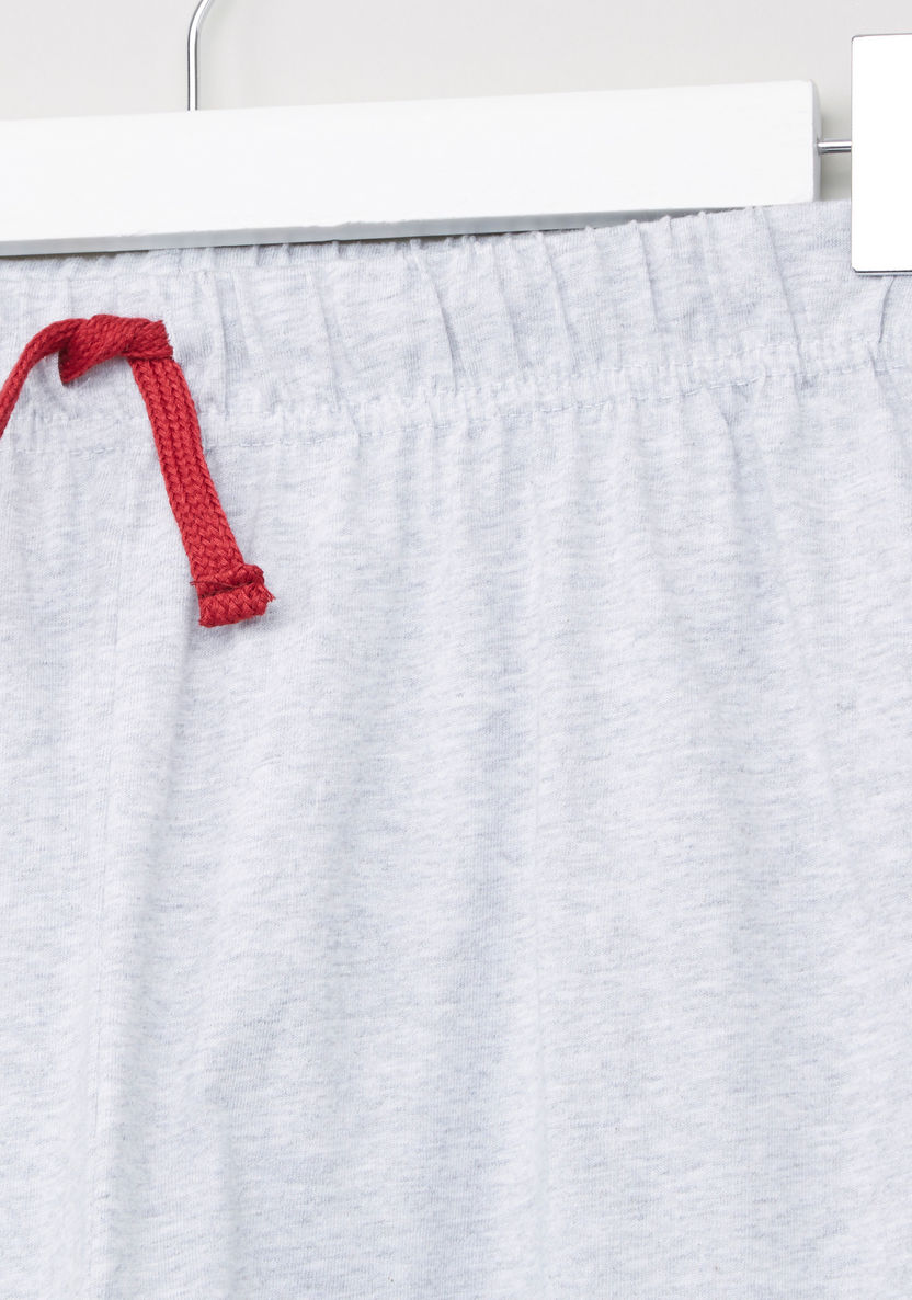 Juniors Printed T-shirt and Bermuda Shorts-Clothes Sets-image-2
