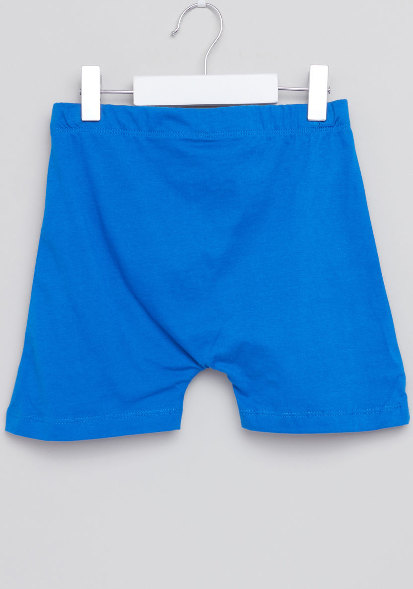Juniors Stitch Detail Boxers with Elasticised Waistband - Set of 5-Boxers and Briefs-image-9