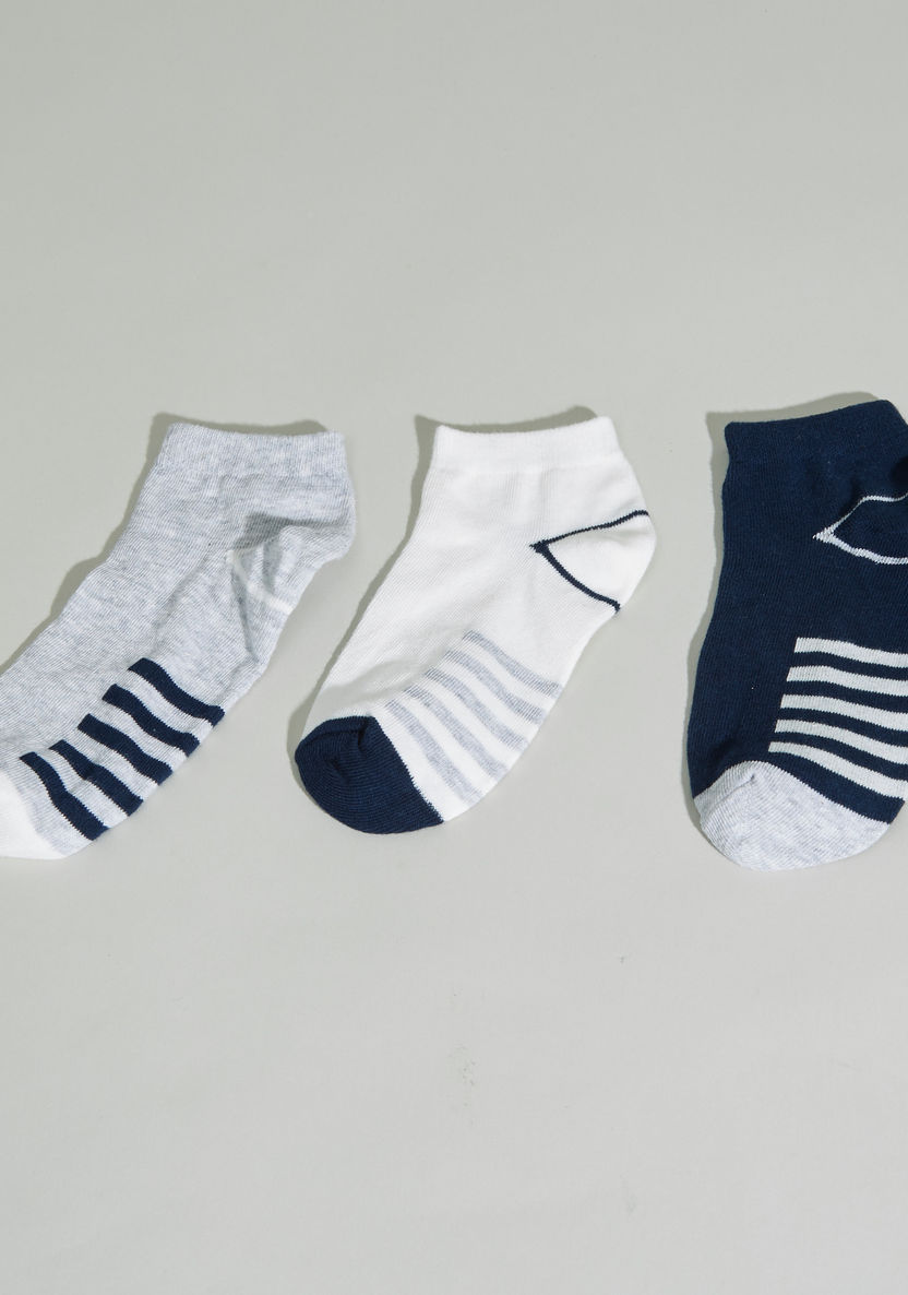 Juniors Striped Socks - Set of 3-Socks-image-0