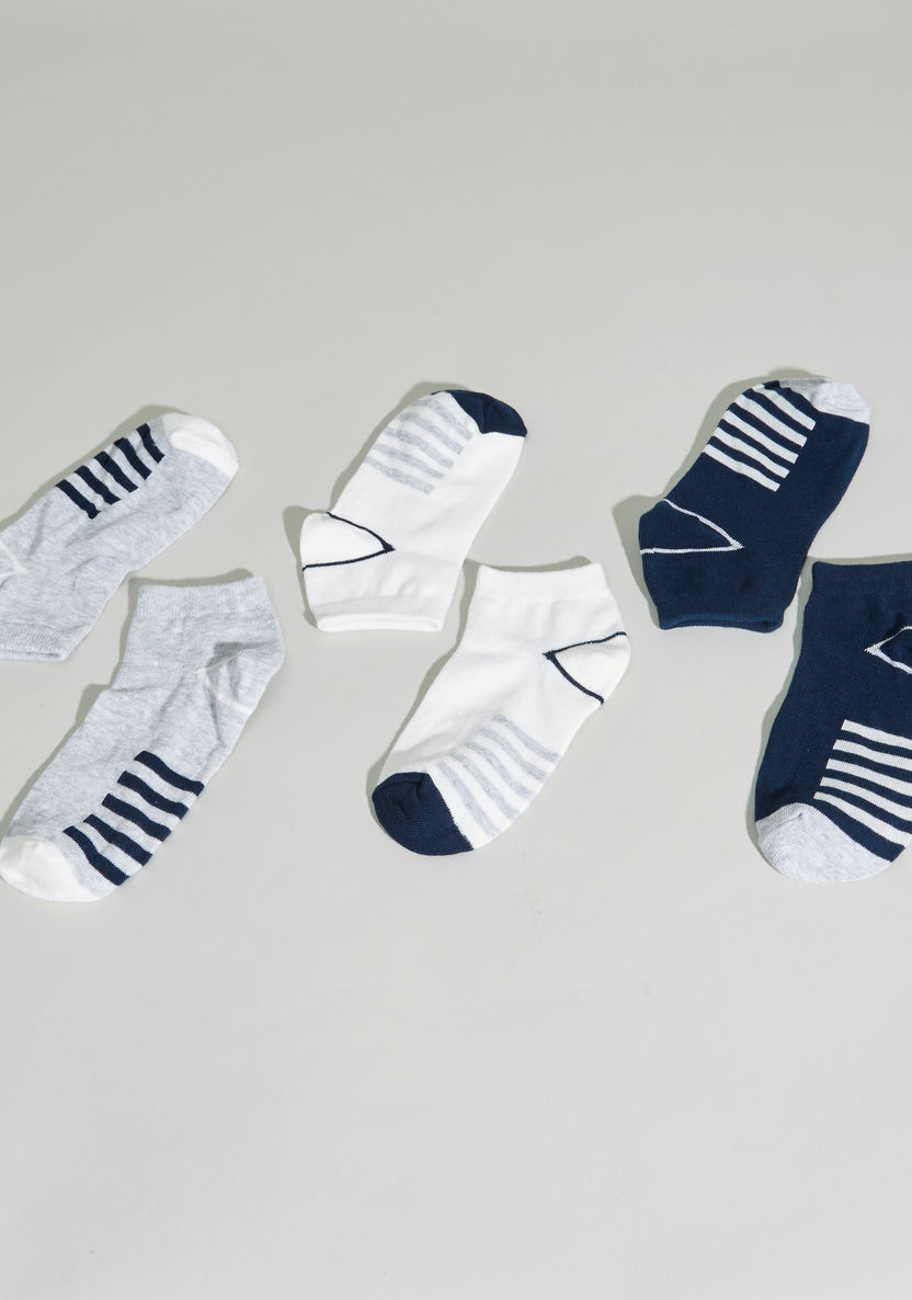 Juniors Striped Socks - Set of 3-Socks-image-1