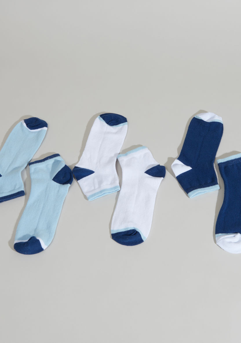 Juniors  Ankle-Length Cotton Socks - Set of 3-Socks-image-1