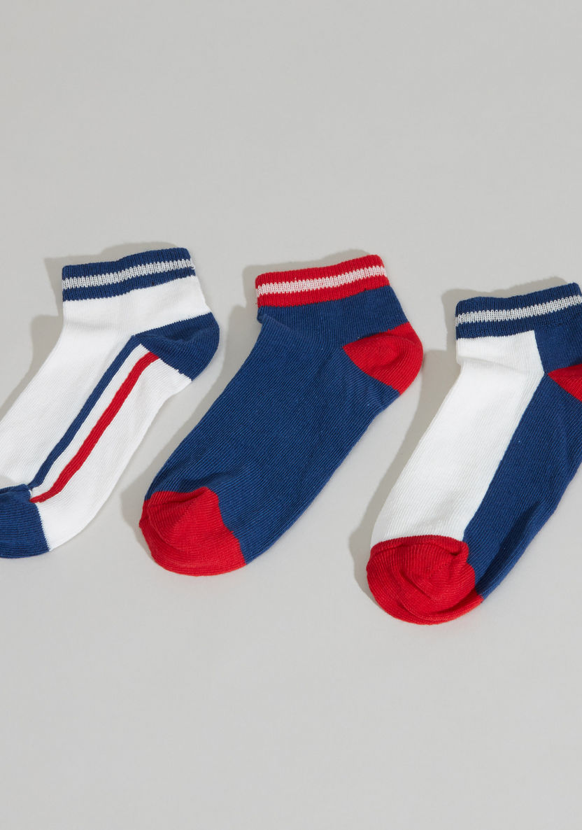 Juniors Printed Ankle Length Socks - Set of 3-Socks-image-0
