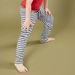 Batman Printed T-shirt and Striped Pyjama Set-Nightwear-thumbnail-2