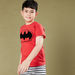 Batman Printed T-shirt and Striped Pyjama Set-Nightwear-thumbnail-4