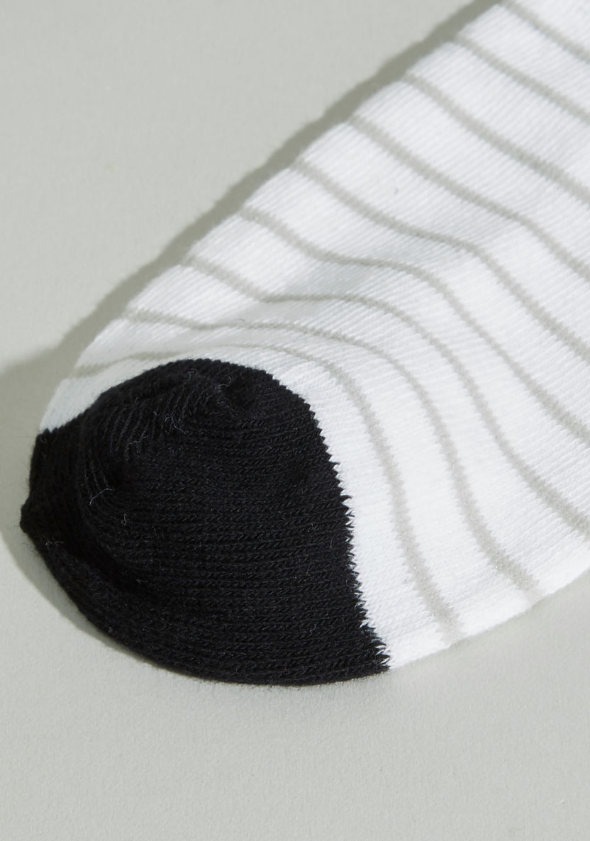 Batman Printed Ankle Length Socks - Set of 3-Socks-image-2