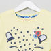 Juniors Printed T-shirt with Jog Pants-Clothes Sets-thumbnail-2
