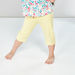 Juniors Short Sleeves Printed Top with Capris-Nightwear-thumbnail-2