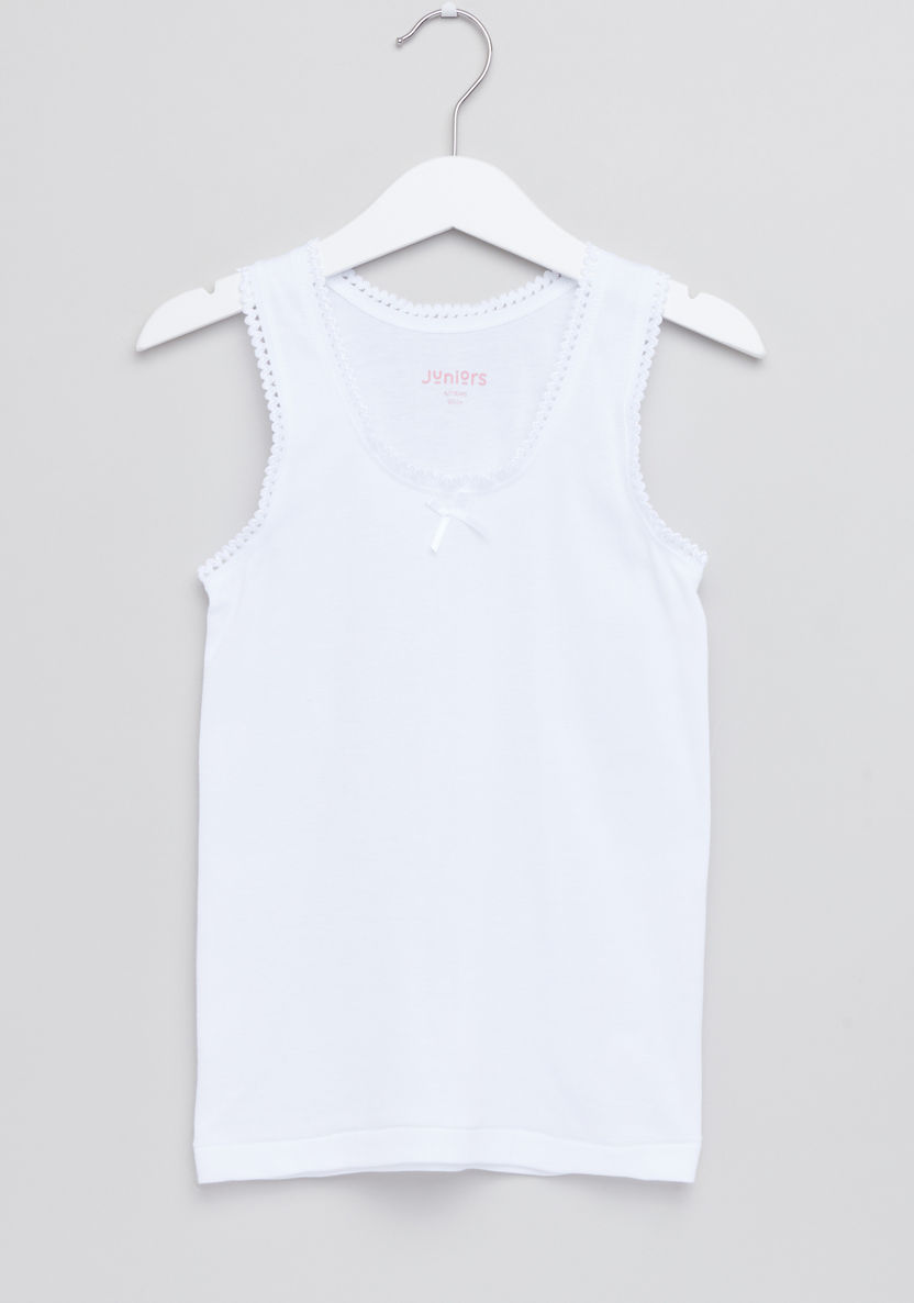 Juniors Sleeveless T-shirt with Shorts-Sets-image-1