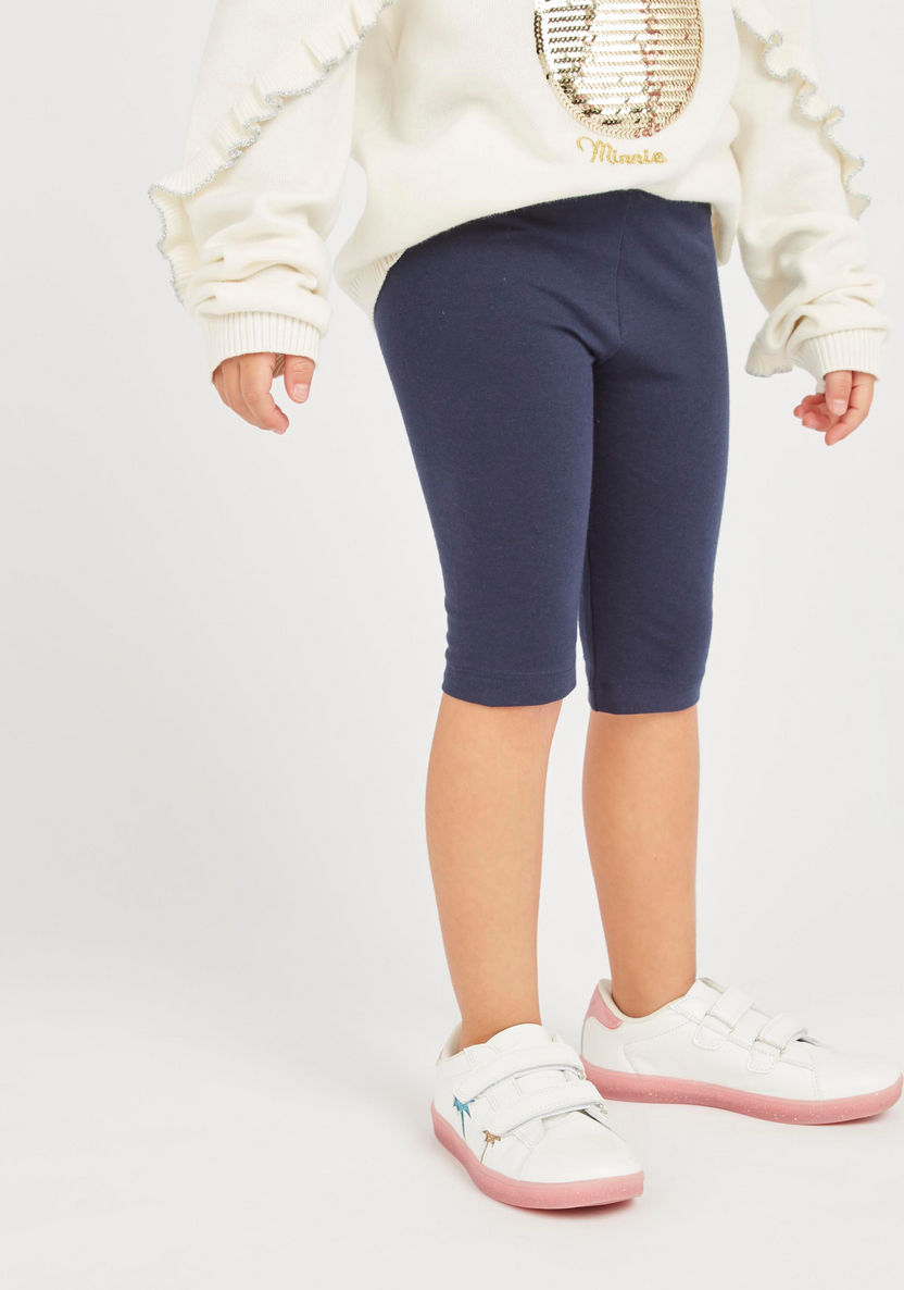Juniors Plain Shorts with Elasticised Waistband-Bottoms-image-0
