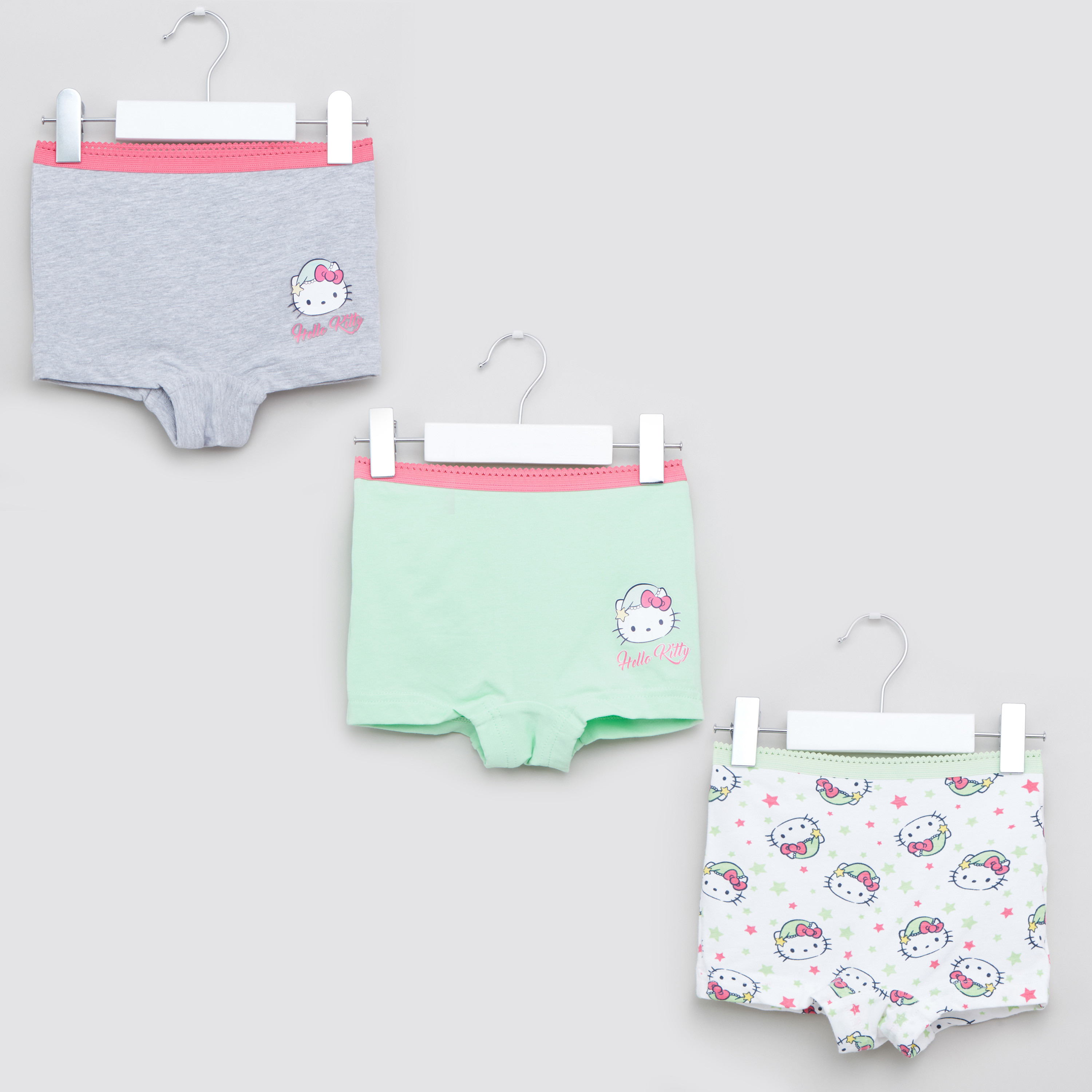 Hello Kitty Printed Boxer Briefs Set of 3