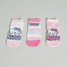 Hello Kitty Printed Socks - Set of 3-Socks-thumbnail-0