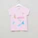 Princess Embroidered T-shirt with Jog Pants-Clothes Sets-thumbnail-1