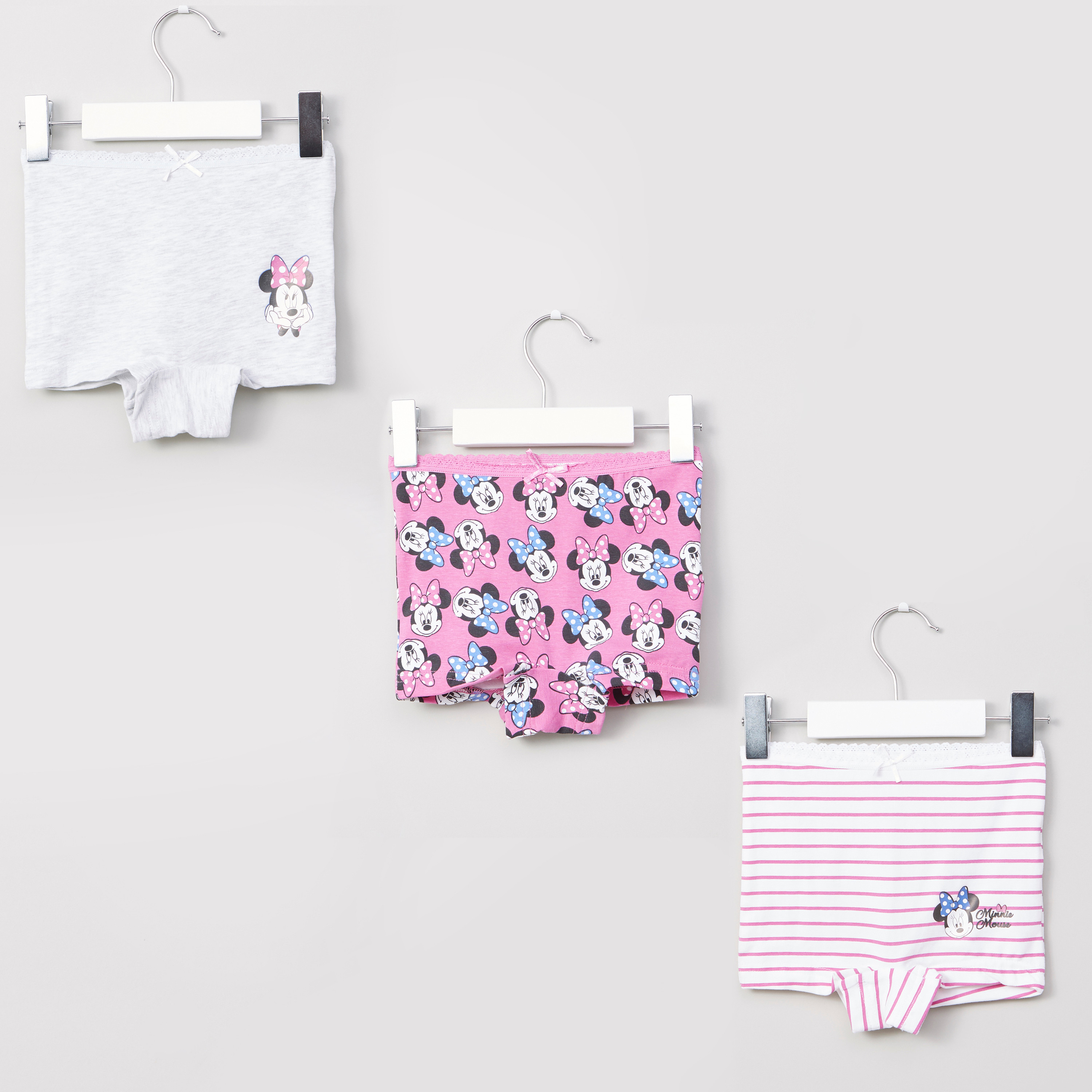 سراويل داخلية بوكسر بطبعات ميني مواس- طقم من 3 قطع-girls-clothing-multipacks-image-1