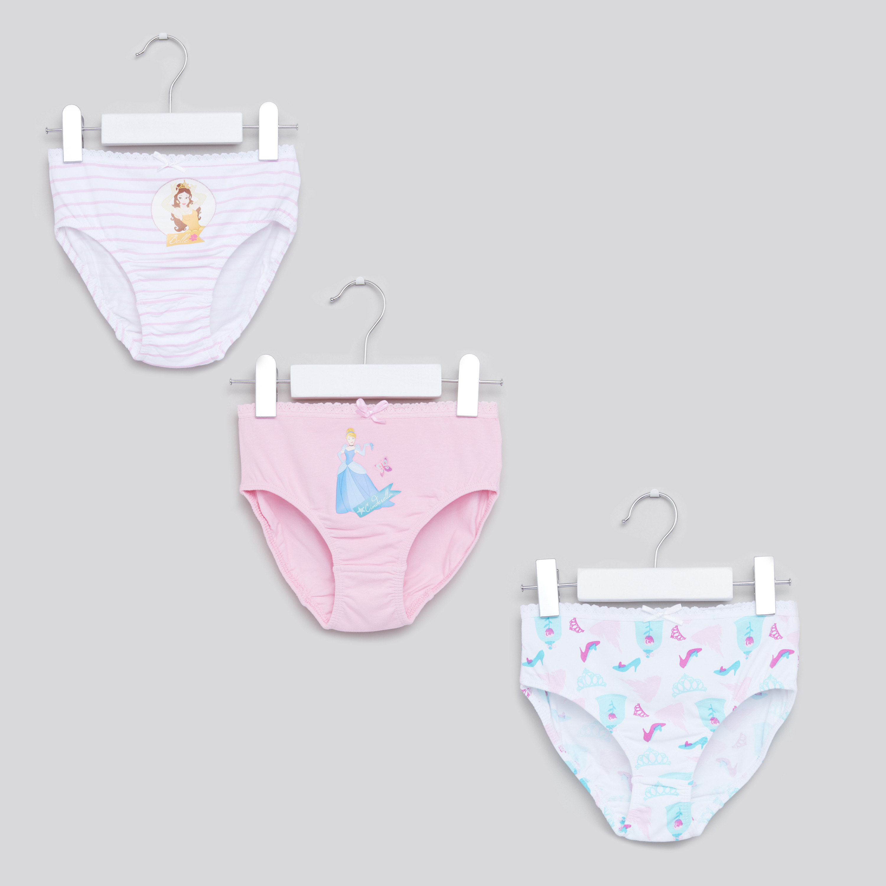 Princess Printed Briefs Set of 3