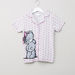 Carte Blanche Polka Dot Printed T-shirt and Pyjama Set-Clothes Sets-thumbnail-0