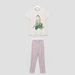 Juniors Printed Round Neck T-shirt and Pyjama Set-Nightwear-thumbnail-0
