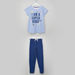 Juniors Printed Extended Sleeves T-shirt with Jog Pants-Nightwear-thumbnail-0