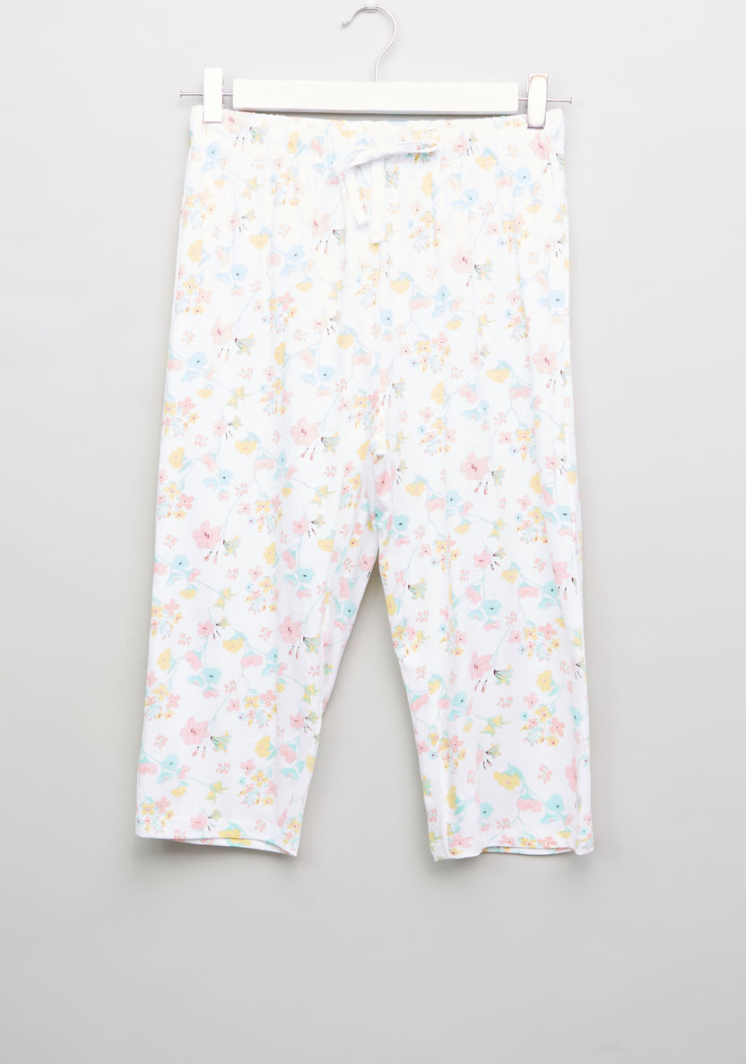 Juniors Printed Top and Pyjamas - Set of 2-Clothes Sets-image-2