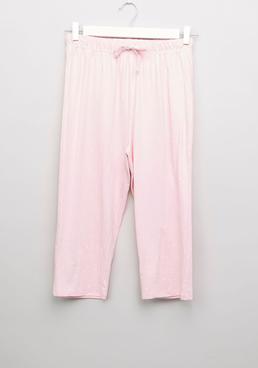 Juniors Printed Top and Pyjamas - Set of 2-Clothes Sets-image-4