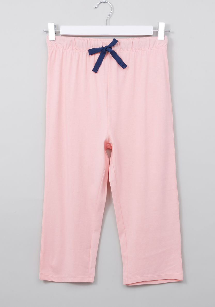 Juniors Butterfly Print Capri Set-Nightwear-image-3