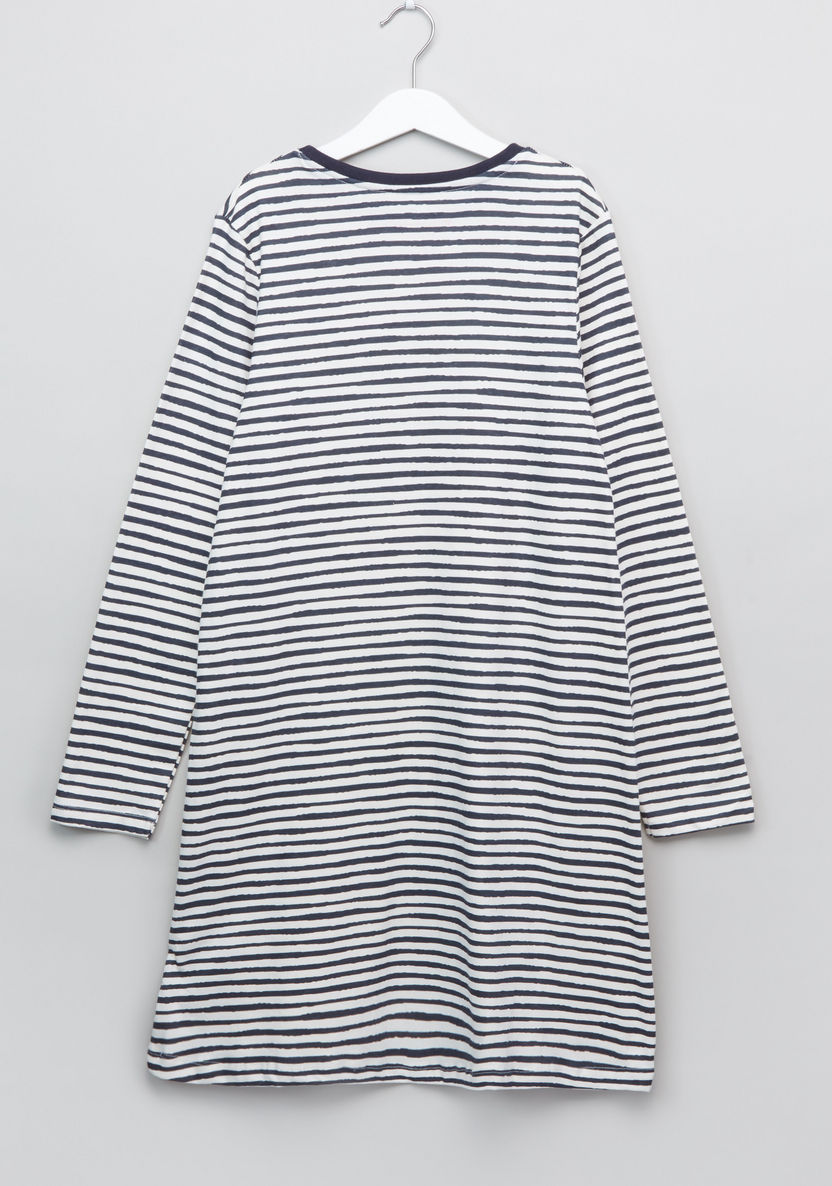 Juniors Printed Sleep Dress - Set of 2-Nightwear-image-3