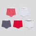 Juniors Boxer Briefs with Elasticised Waistband - Set of 5-Panties-thumbnail-0