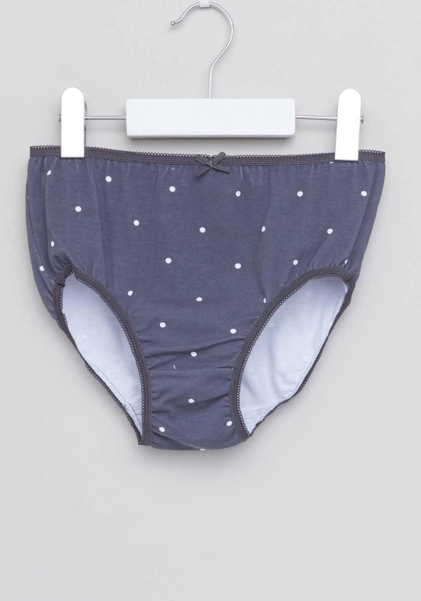 Juniors Printed Briefs - Set of 5-Panties-image-3