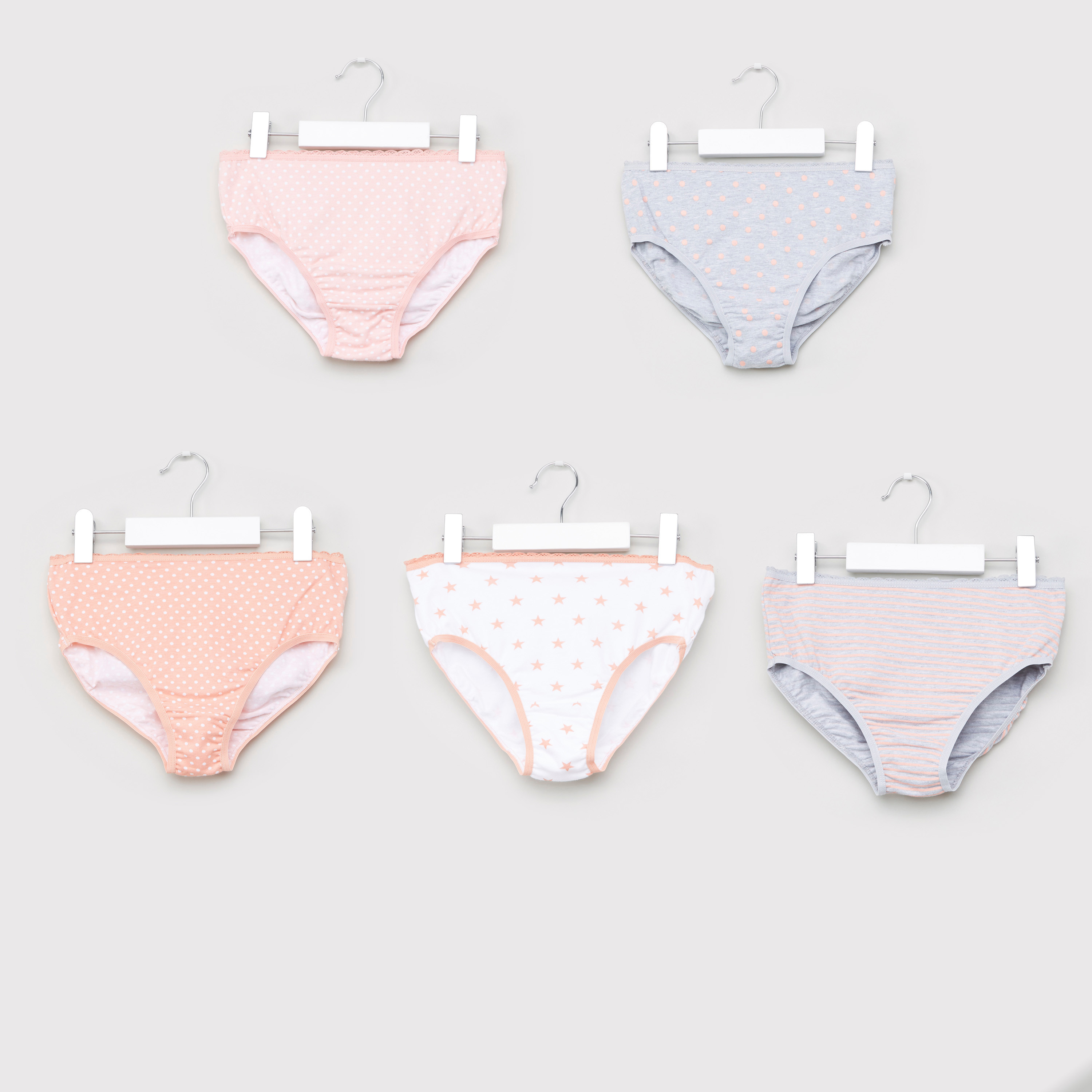 ملابس داخلية بطبعات من جونيورز - طقم من خمس قطع.-girls-clothing-multipacks-image-1