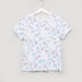 Juniors Floral Printed T-shirt and Striped Pyjama Set-Nightwear-thumbnail-1