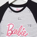 Barbie Printed Raglan Sleeves Sleep Dress-Nightwear-thumbnail-1