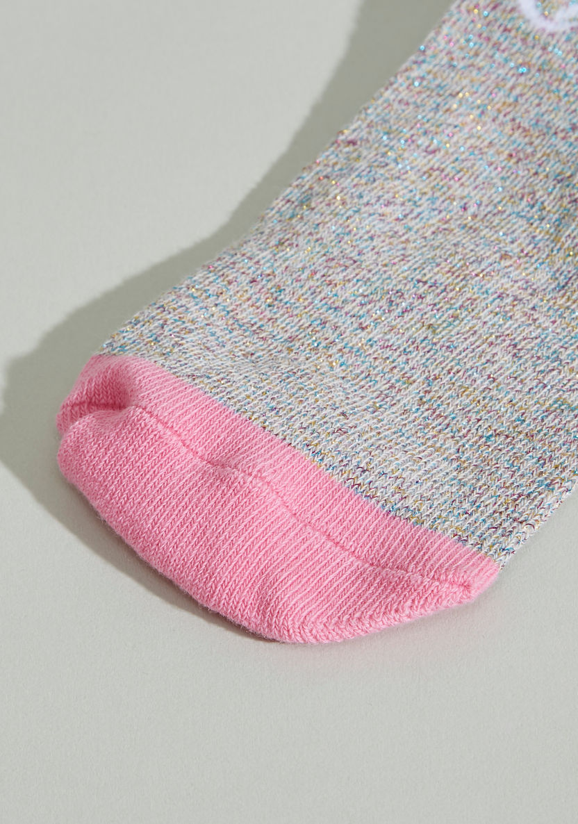 JoJo Siwa Textured Trainer Liner Socks - Set of 3-Socks-image-2