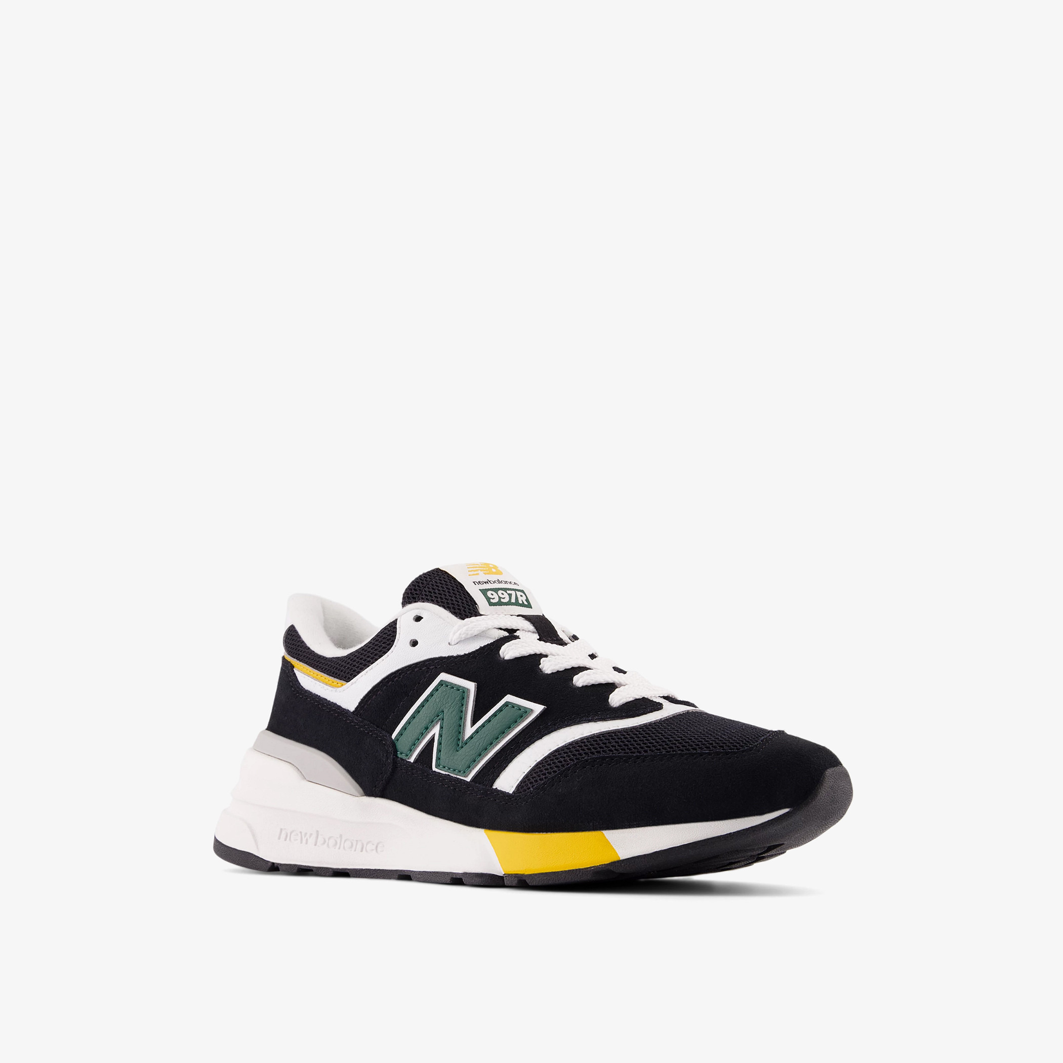 New Balance Men's Logo Print Low Ankle Sneakers with Lace-Up Closure-sports-men-shoes-image-1