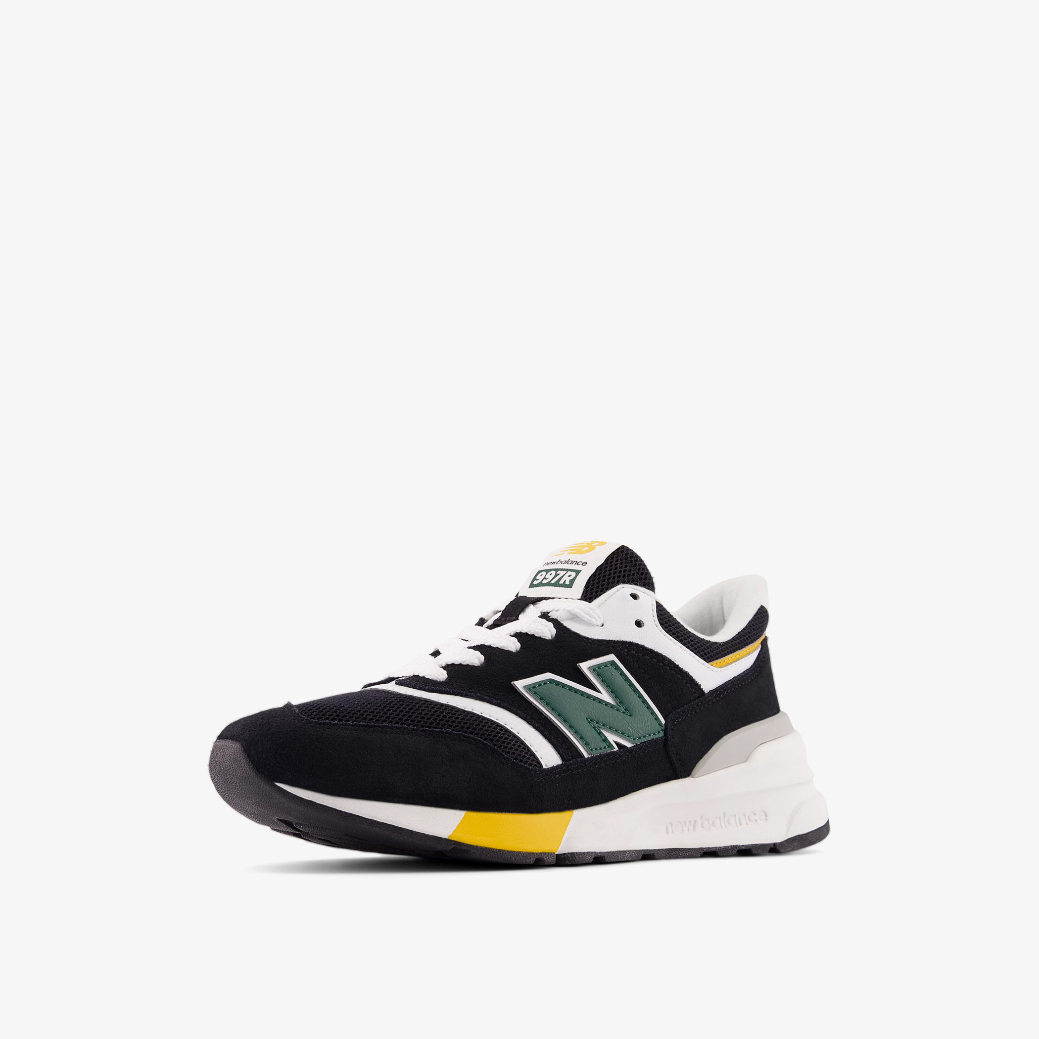 حذاء سنيكرز بكاحل منخفض ورباط إغلاق وطبعات شعار للرجال من نيو بالانس-sports-men-shoes-image-5