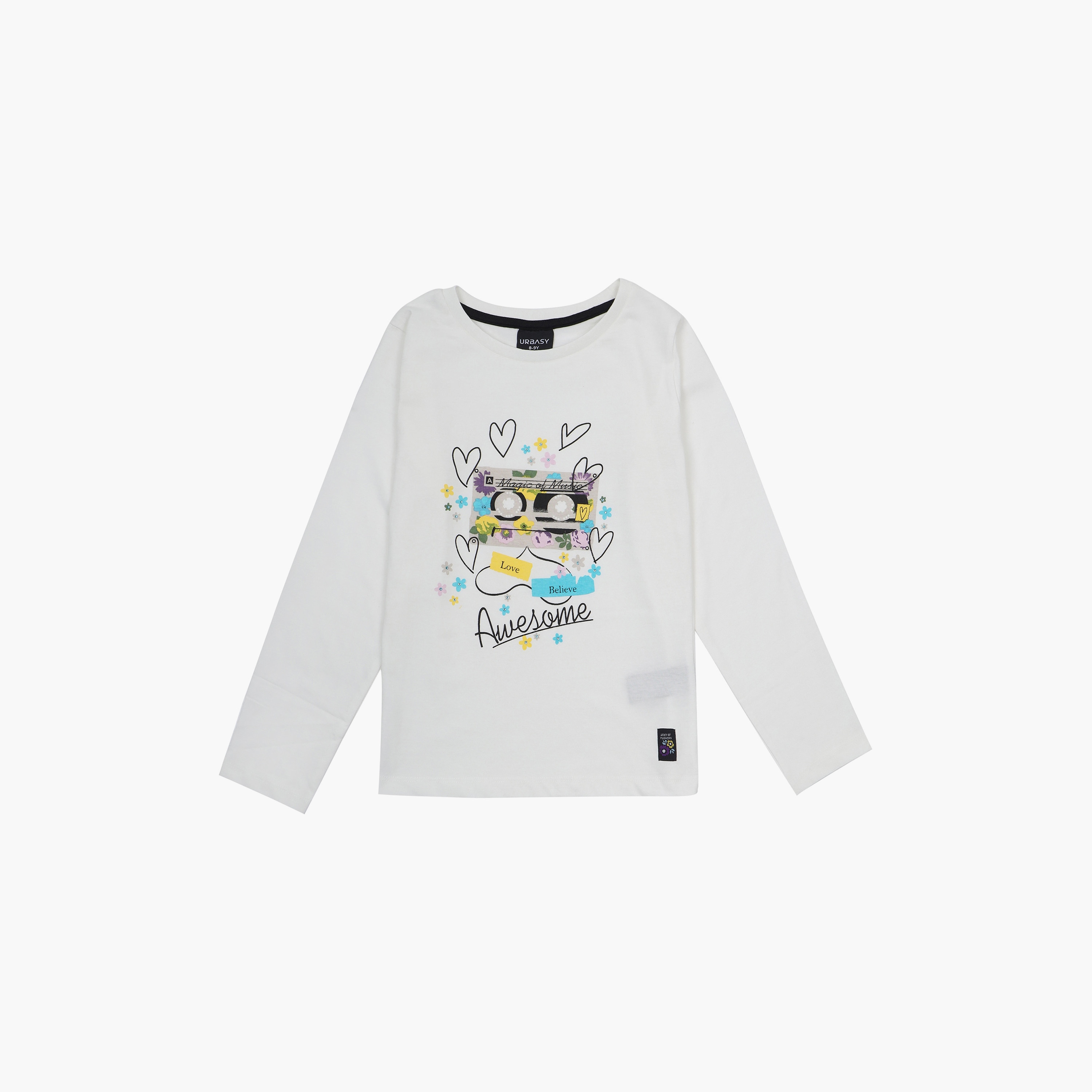 Victor and Jane Urbasy Printed Long Sleeves T-Shirt-girls-clothing-tshirts-image-1