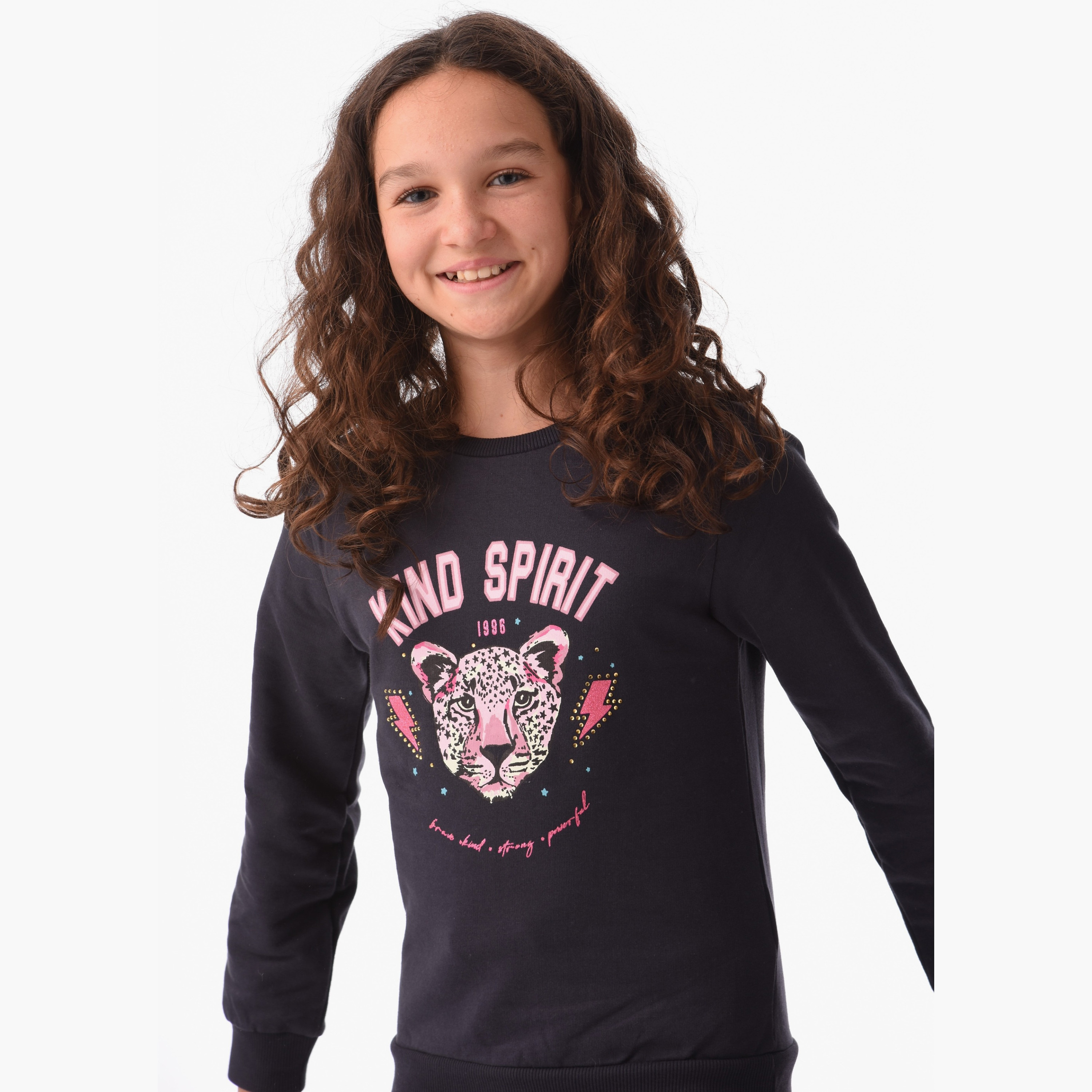 Urbasy 2-Piece Printed Long Sleeves Sweatshirt with Leggings-girls-clothing-setsandcoords-image-3